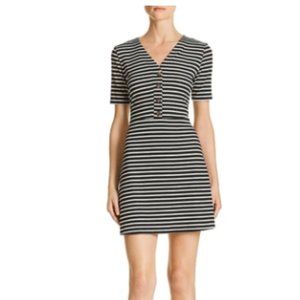 Sadie & Sage Black & White Stripped Dress (NWT)